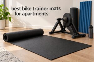 best bike trainer mats for apartments